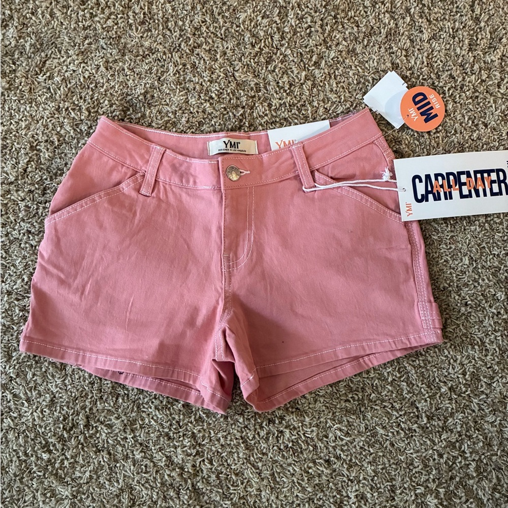 YMI Women's Pink Jean Shorts